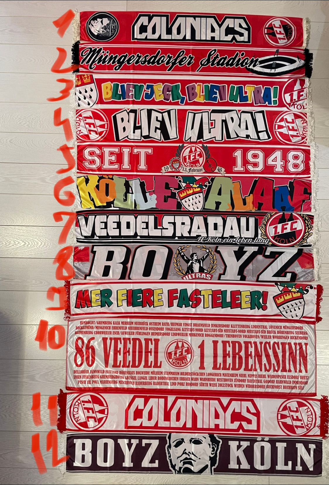 1. FC Köln - 12 seidenschals 🤠