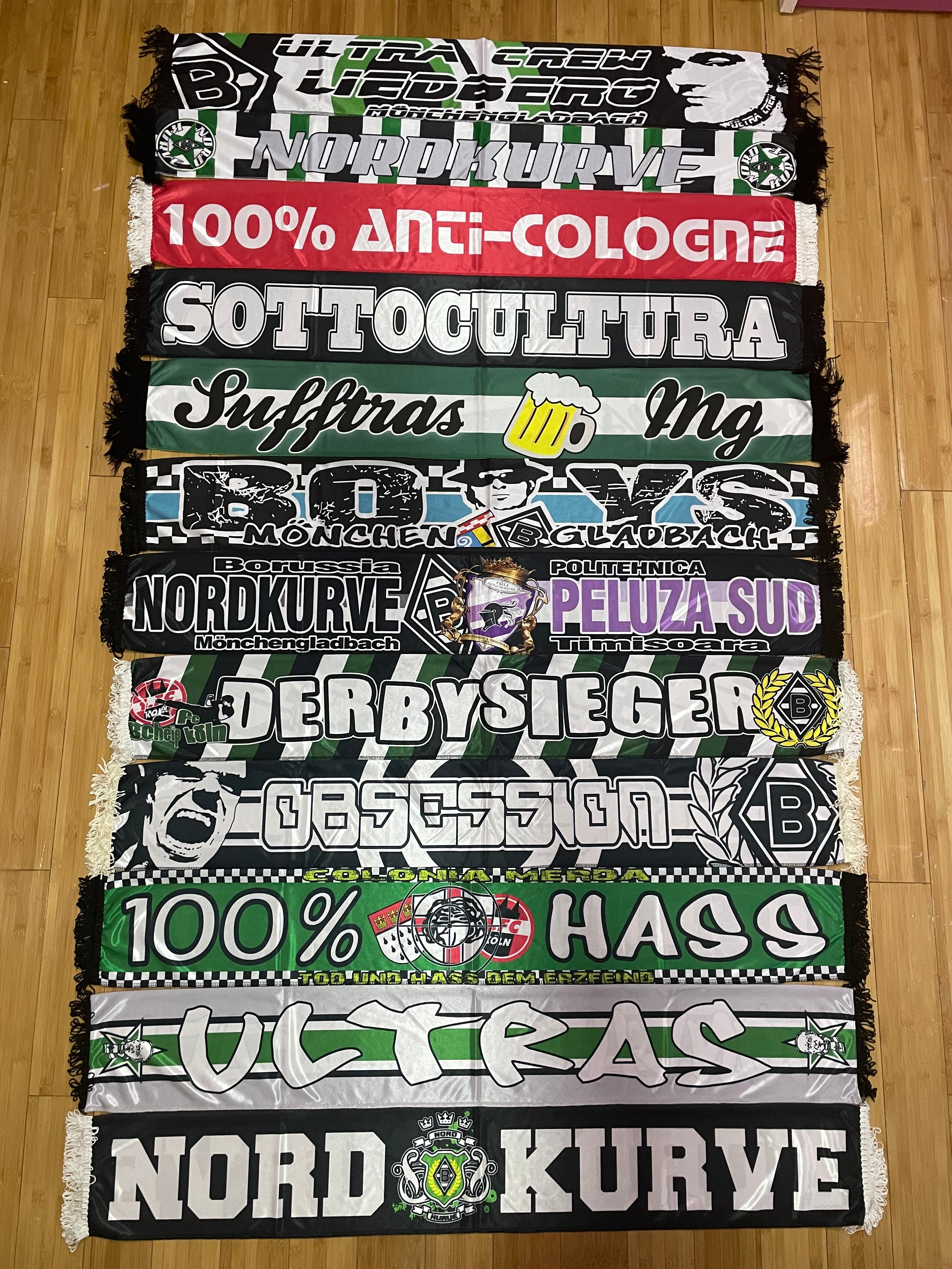 Borussia Mönchengladbach - 12 seidenschals 😎