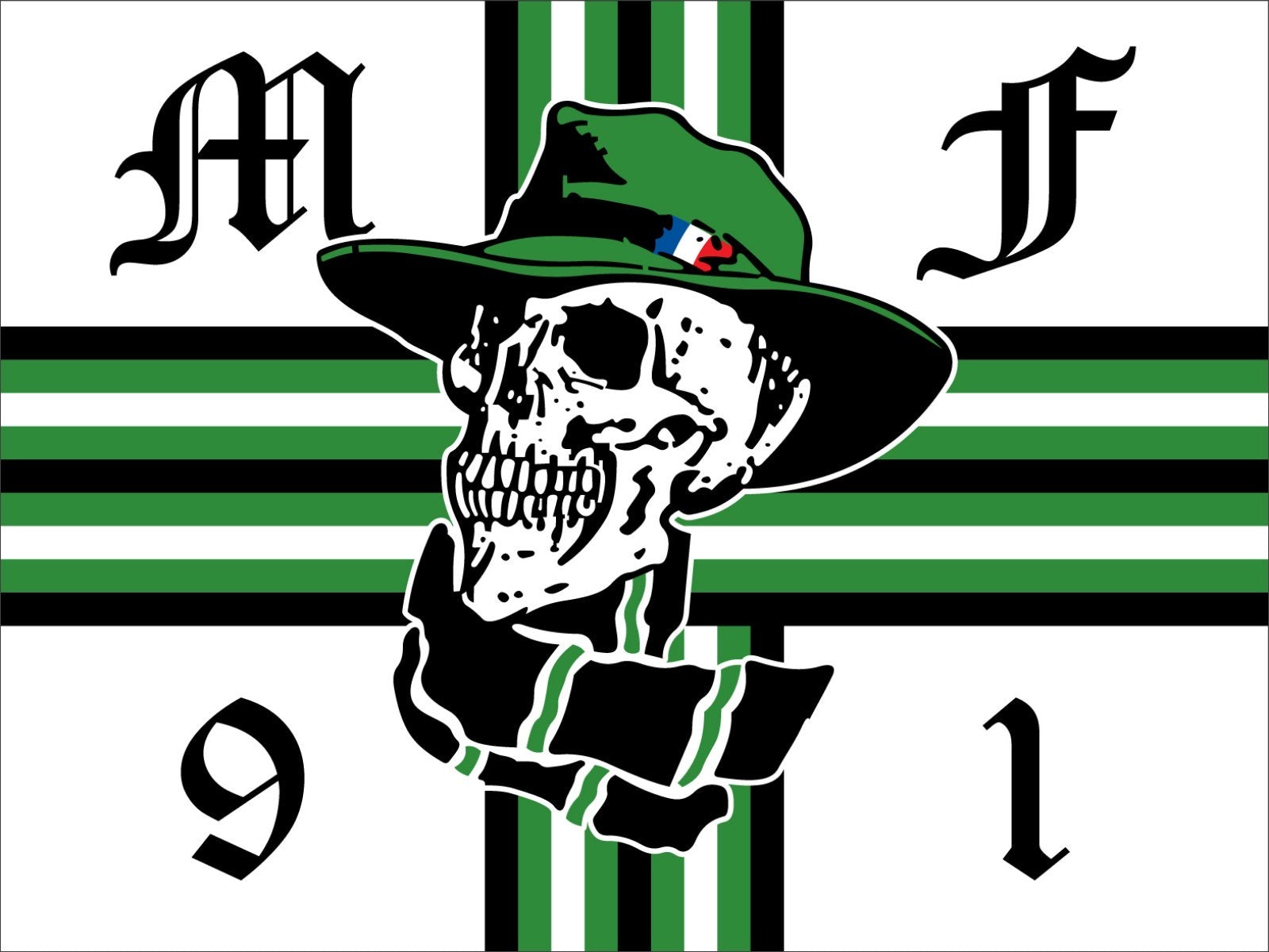 AS Saint-Étienne - drapeau - 1,5x1m