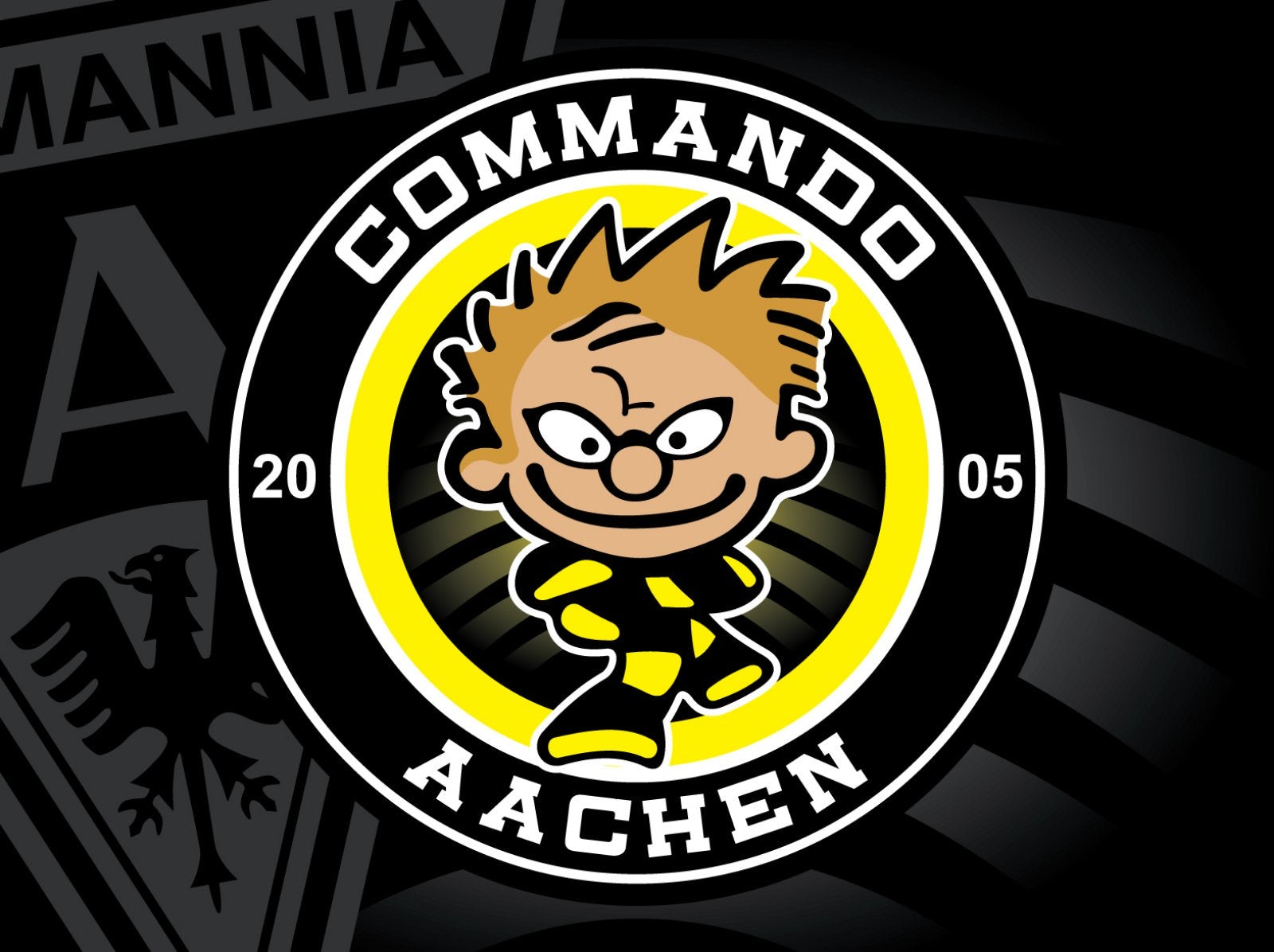 Alemannia Aachen - flagge - 1,5 x 1 m