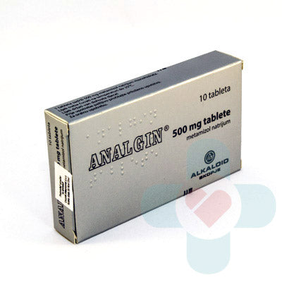 Analgin (Metamizole) - 30 boxes (300 tablets)