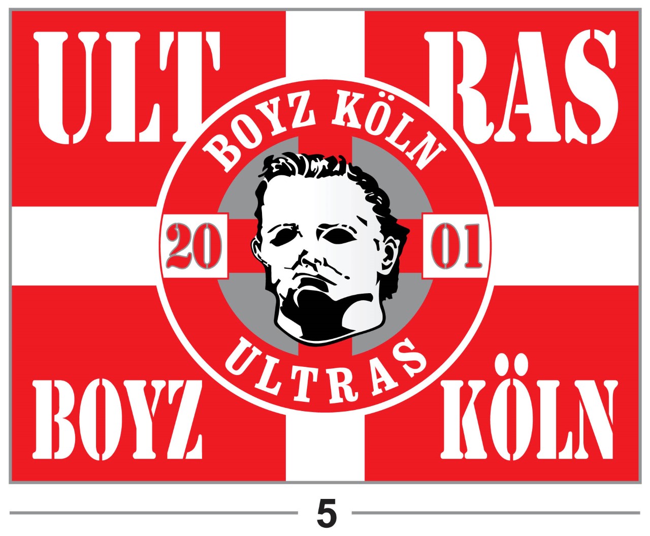 1. FC Köln - FLAGGE - 1.5 x 1 m
