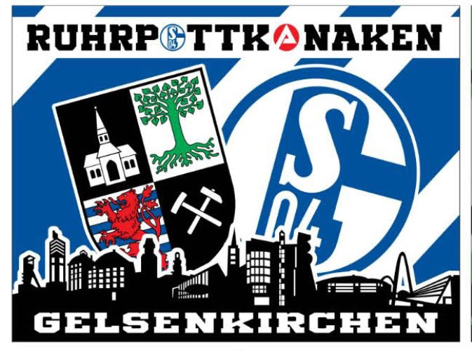 FC Schalke 04 - FLAGGE - 1,5 x 1 m