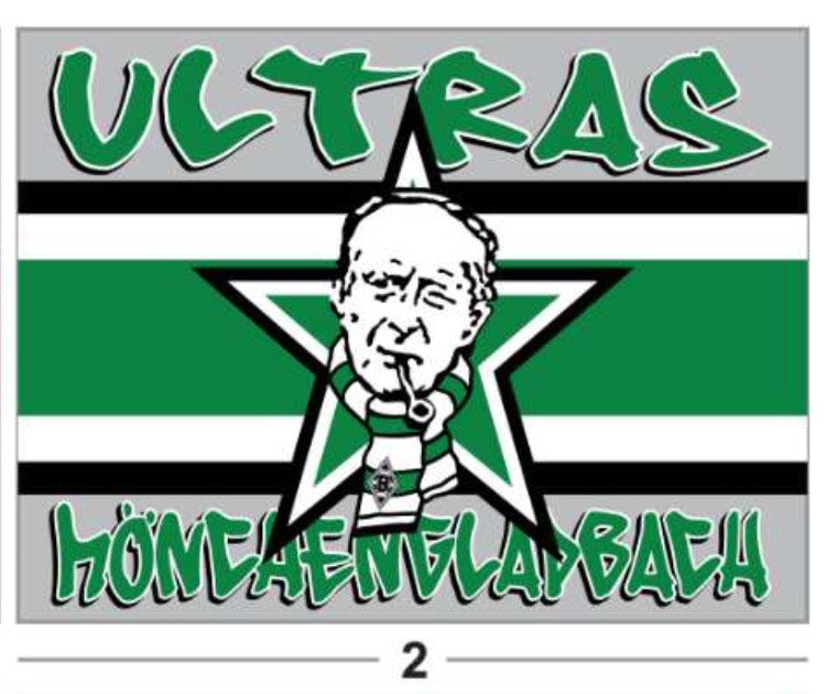 Borussia Mönchengladbach - FLAGGE - 2 x 1.5 m