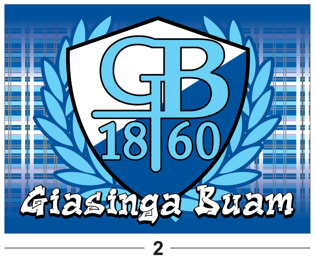 TSV 1860 MÜNCHEN - FLAGGE - 2 x 1.5 m