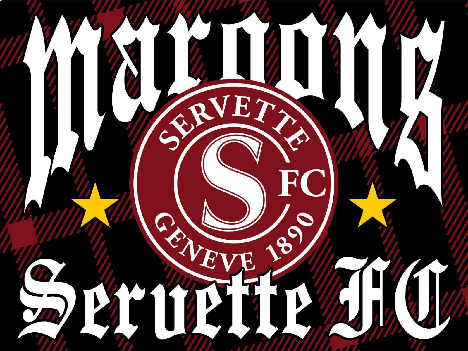Servette FC - flagge - 1,5 x 1 m