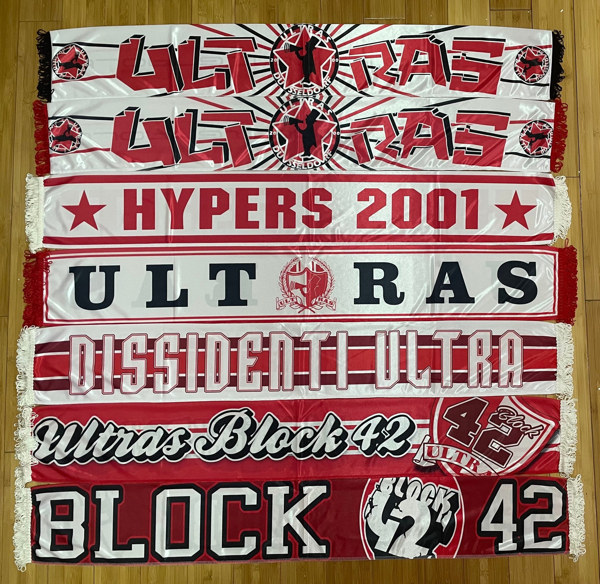 Fortuna Düsseldorf - 7 seidenschals ULTRAS BLOCK 42