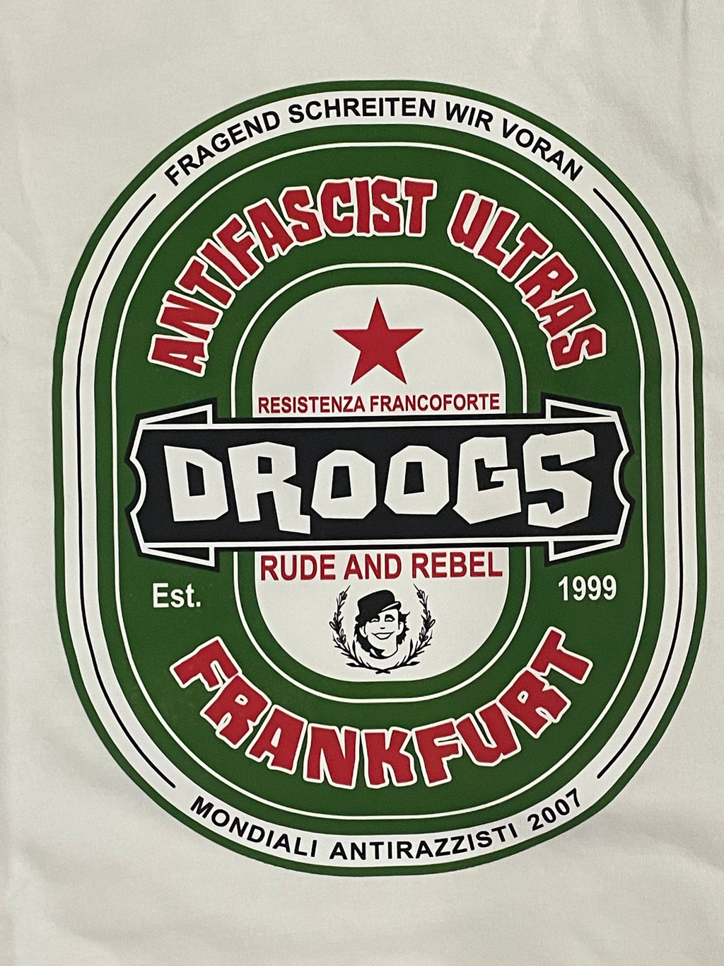 Eintracht Frankfurt - t-shirt - 21 - S - XXL - Droogs