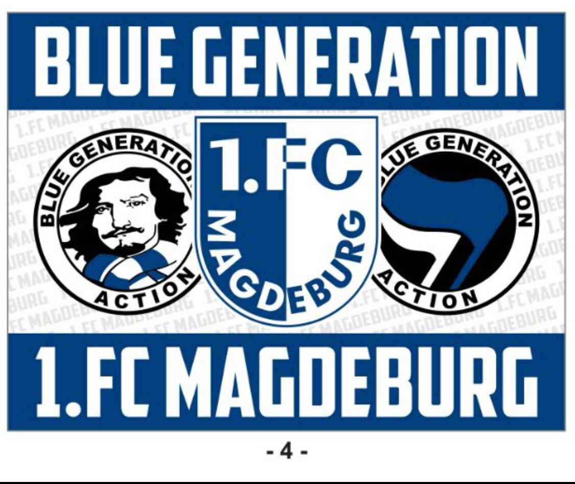 1. FC Magdeburg - flagge - 2 x 1,5 m