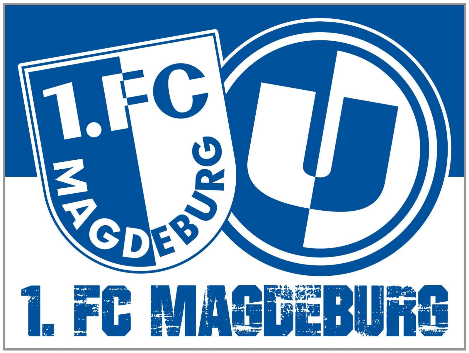 1. FC Magdeburg - flagge - 1,5 x 1 m