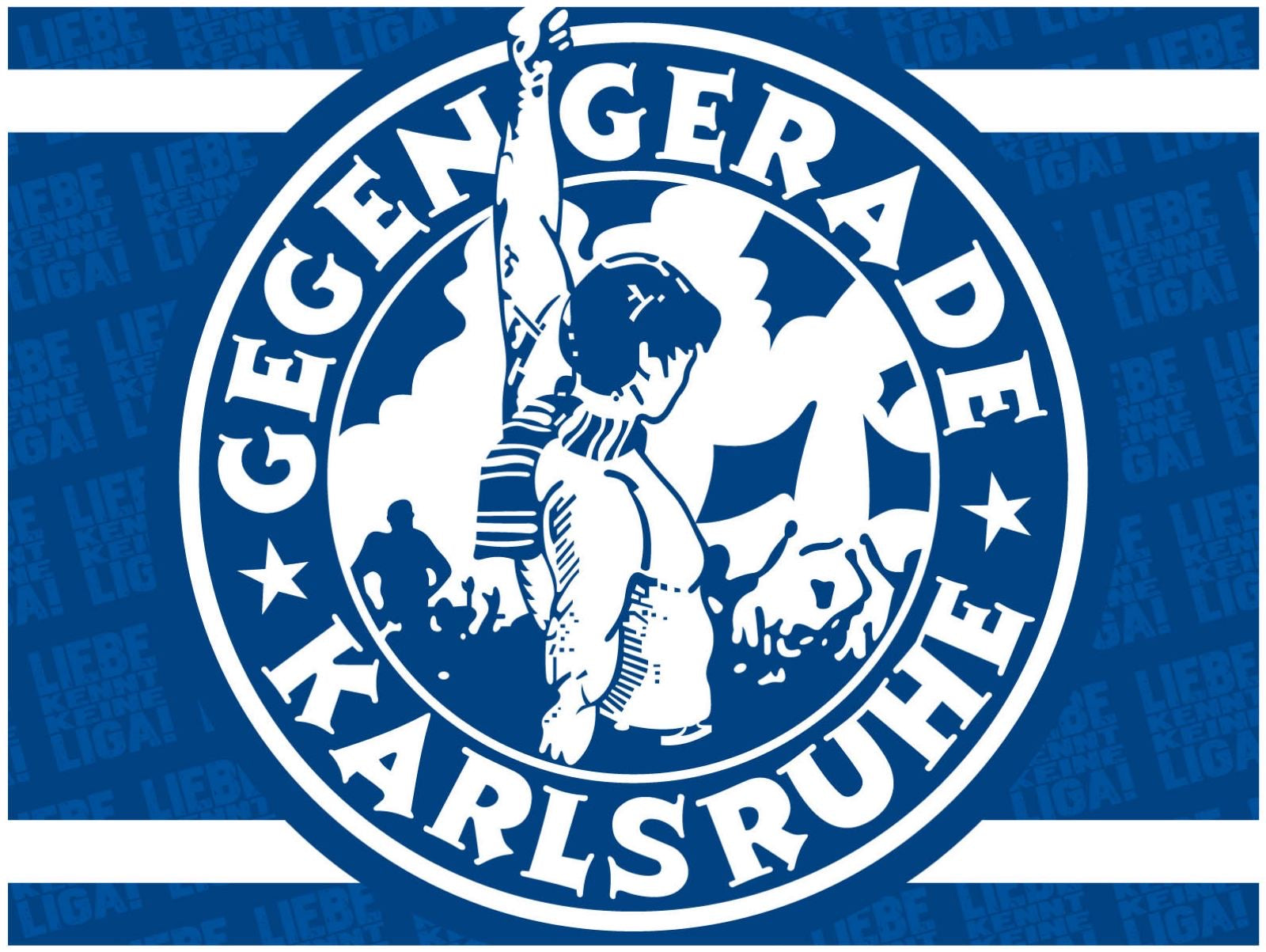 Karlsruher SC - Flagge - 2 x 1,5 m