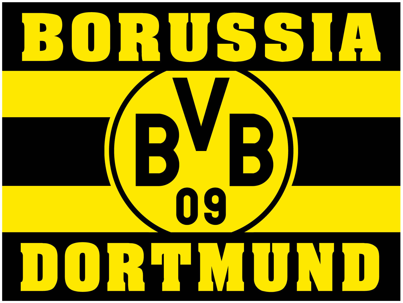 Borussia Dortmund - flagge - 2 x 1,5 m