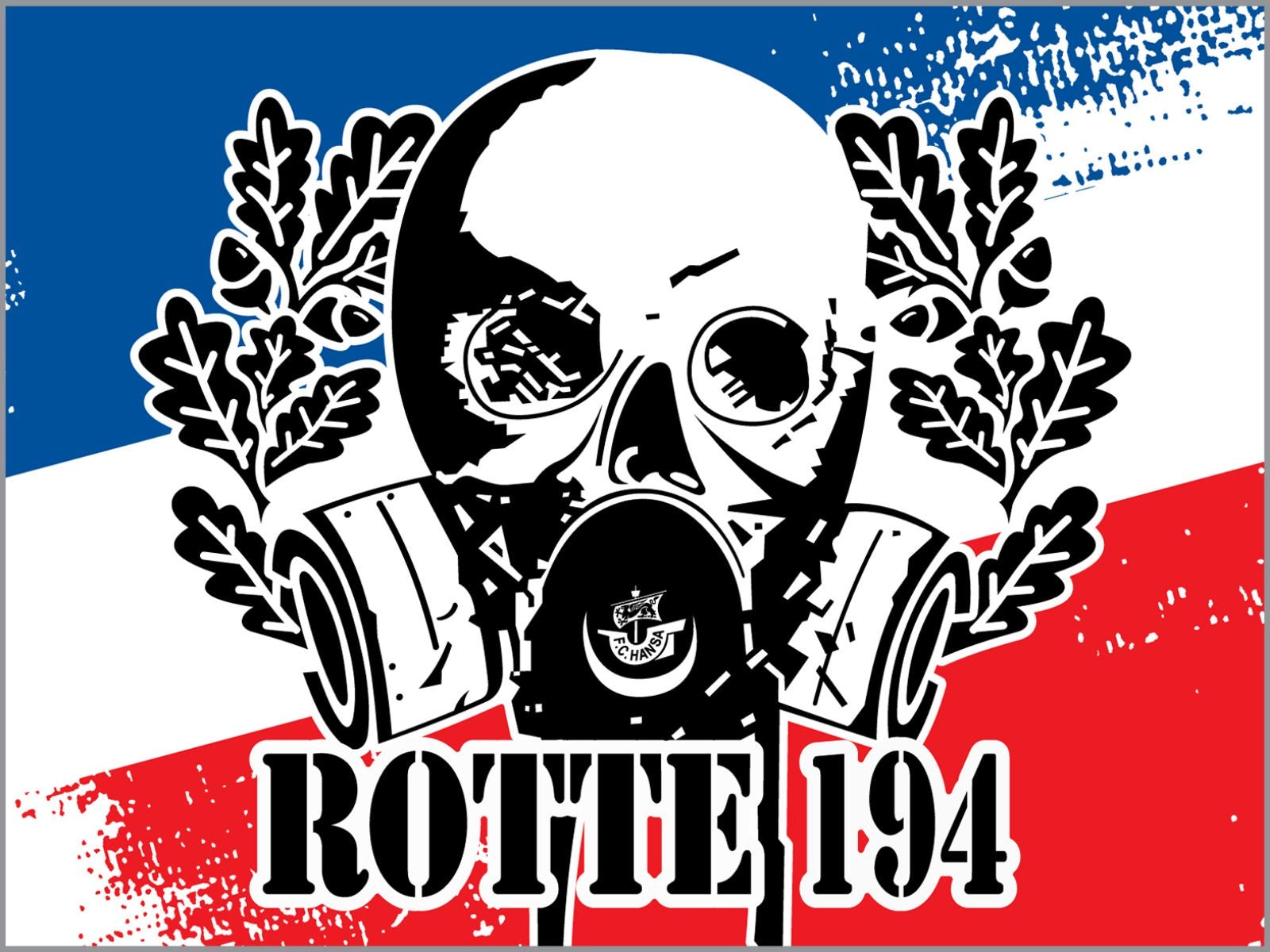 FC Hansa Rostock - flagge - 2 x 1,5 m