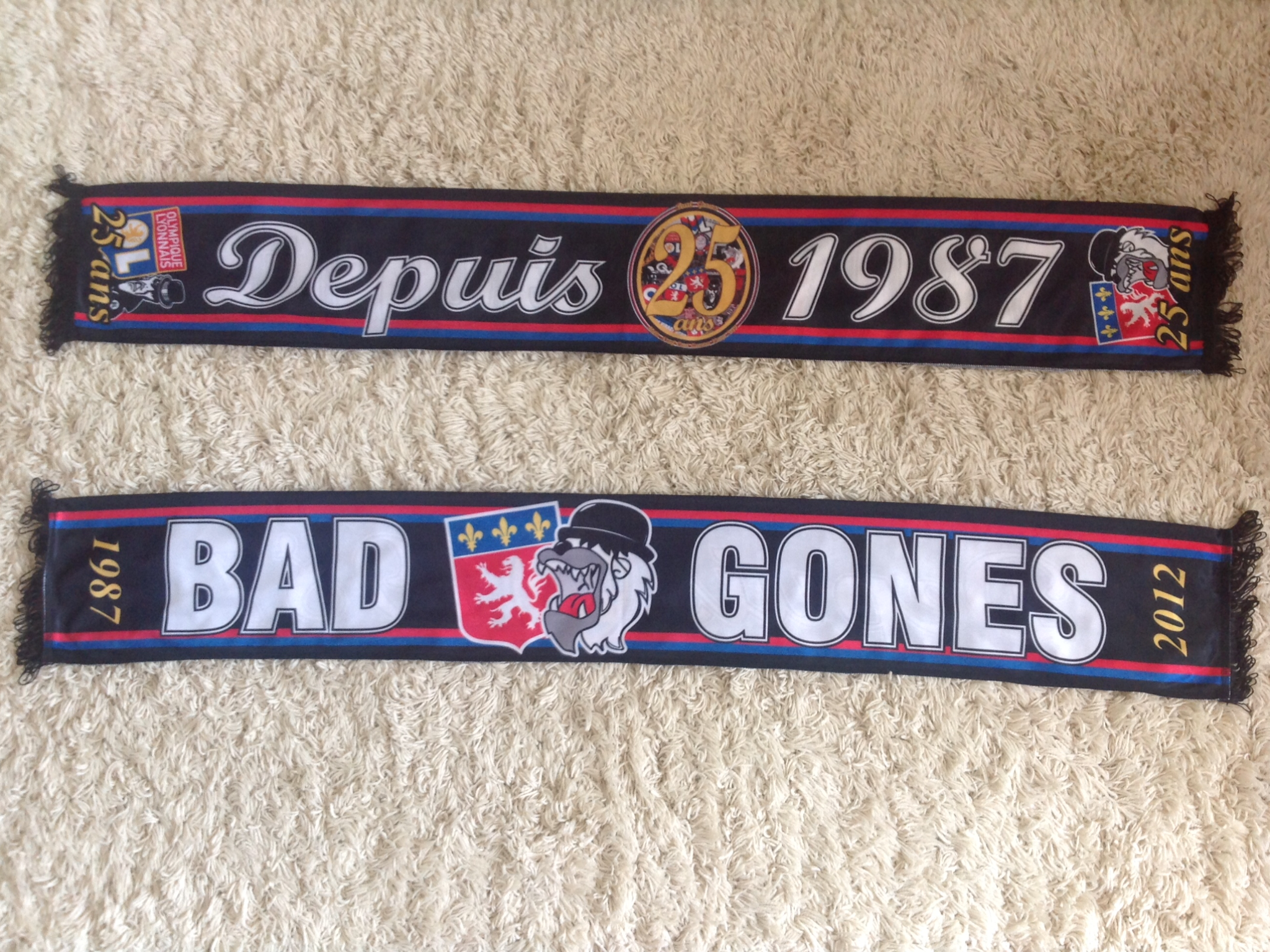 Olympique Lyonnais - 06 - BAD GONES / DEPUIS 1987 - 25 ans bg87