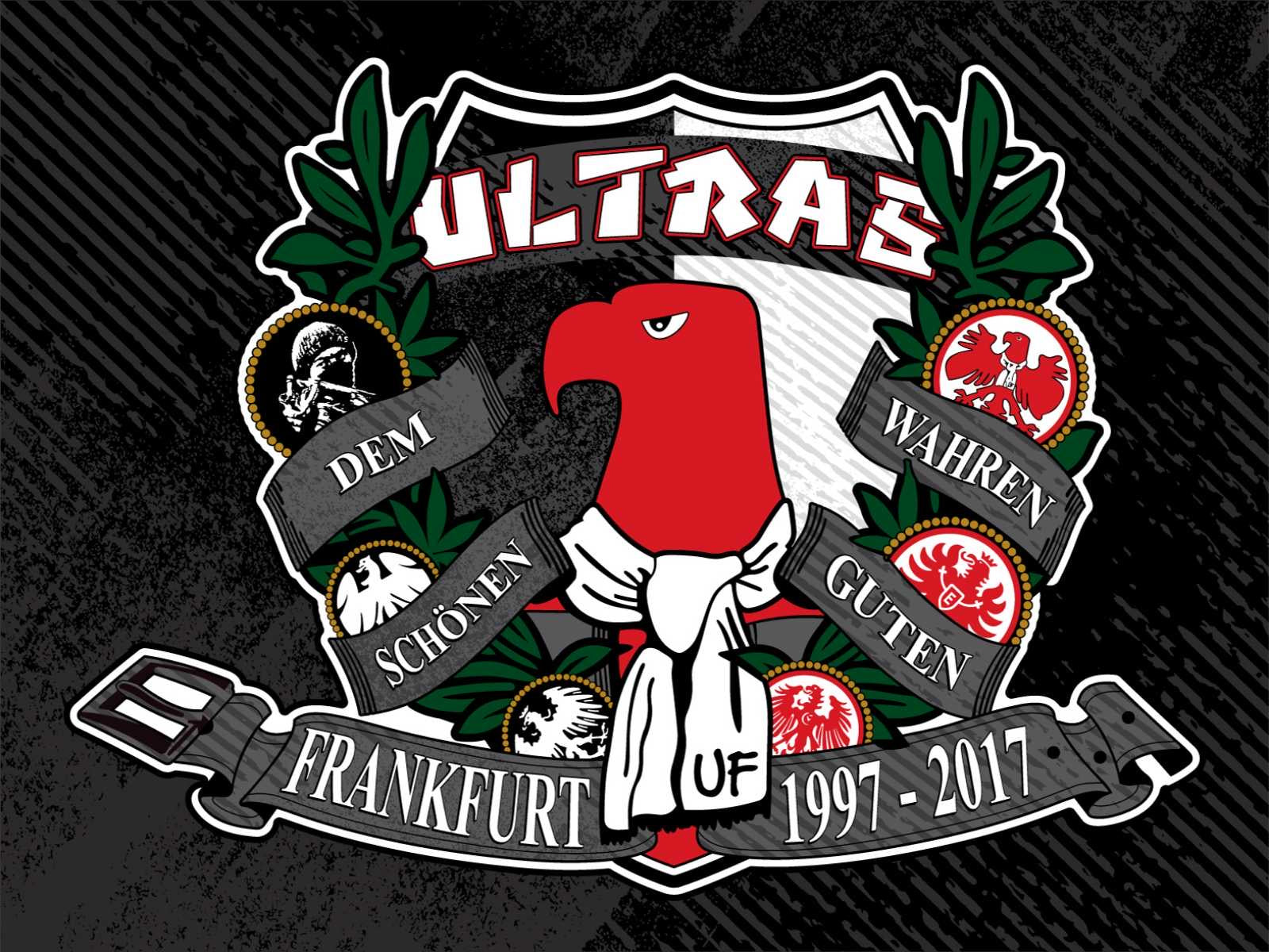 Eintracht Frankfurt - flagge - 1,5 x 1 m