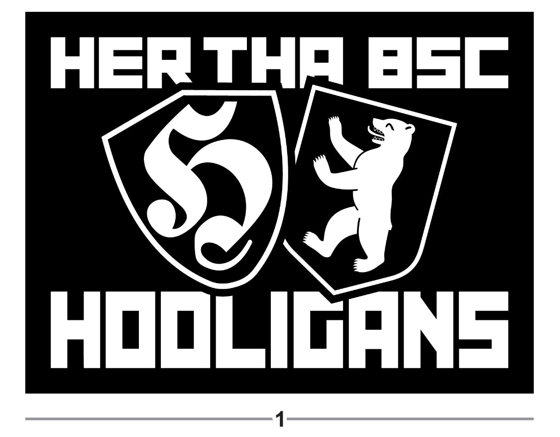 Hertha BSC - flagge 1,5 x 1 m