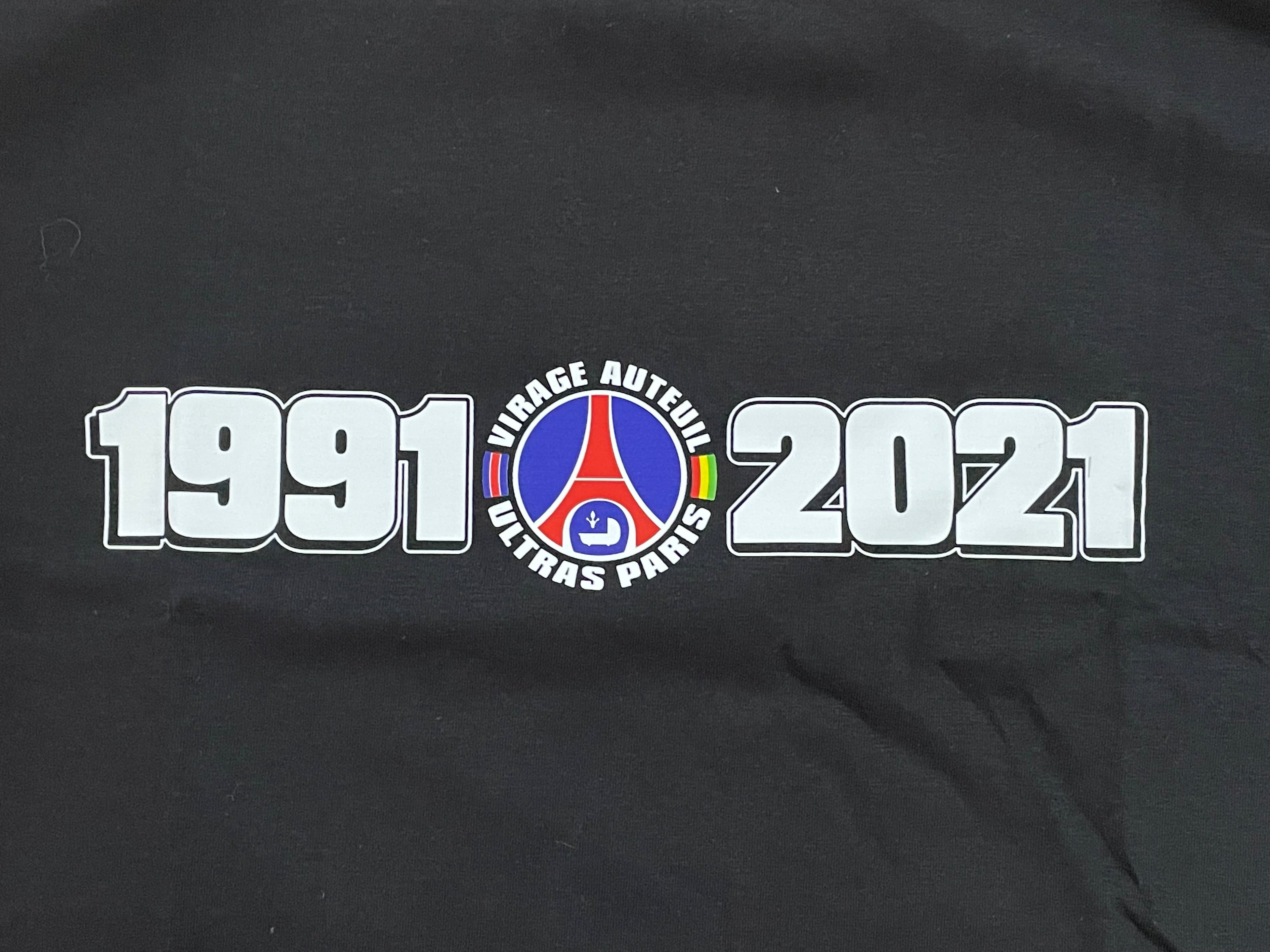 Psg - t-shirt - M size - VIRAGE AUTEUIL 1991-2021 30 ans