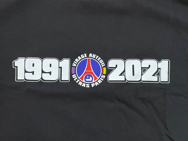 Psg - t-shirt - XL size - VIRAGE AUTEUIL 1991-2021 30 ans