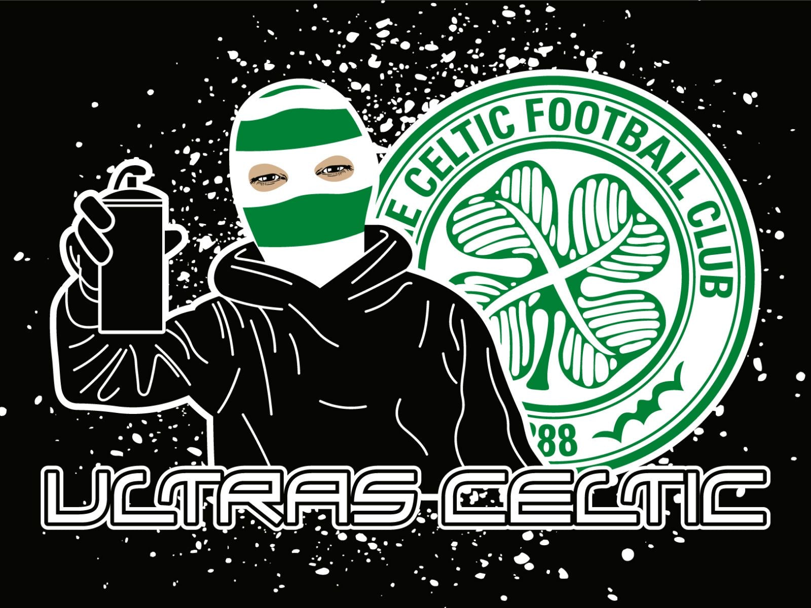 Celtic F.C. - flag - 2 x 1,5 m