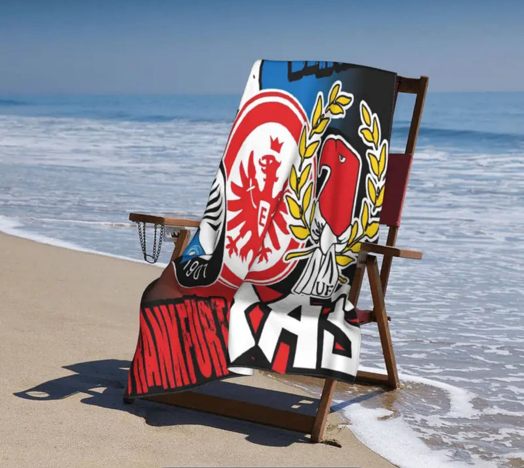 Eintracht Frankfurt - towel - 90x180cm - Atalanta Bergamo