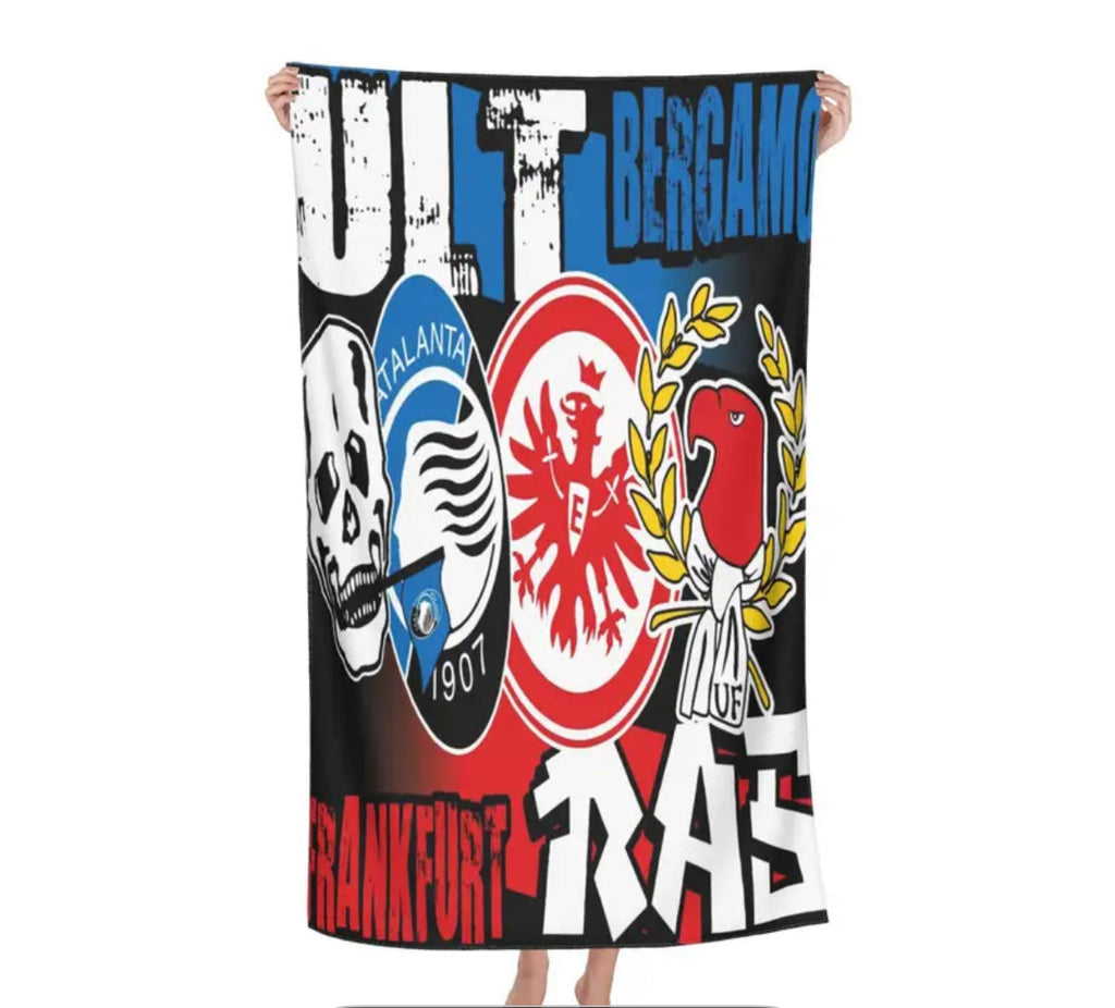 Eintracht Frankfurt - towel - 90x180cm - Atalanta Bergamo