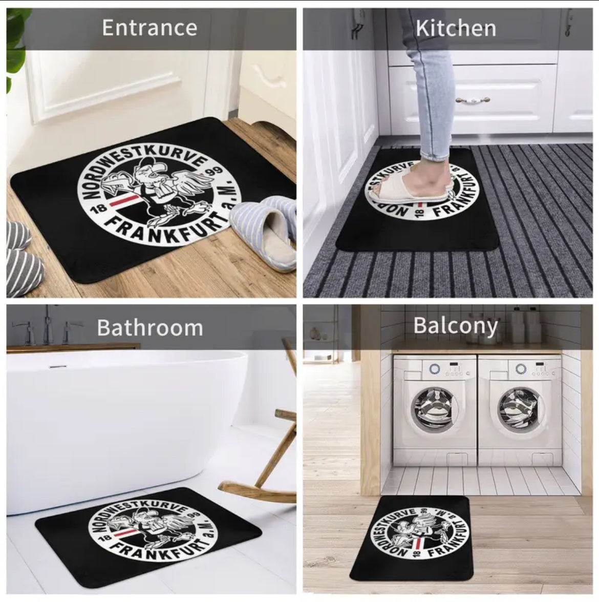 Eintracht Frankfurt - doormat - 50x80cm