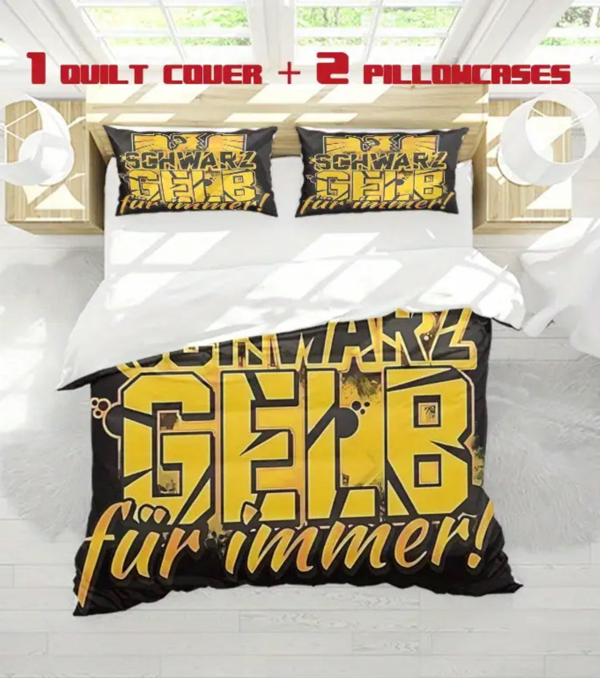 Borussia Dortmund - Duvet Cover Set - 220x240cm